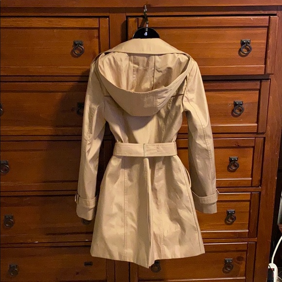 Calvin Klein Single Breasted Rain Trench NWOT - Picture 3 of 6